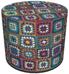 SKP BERTONI DECORATIVE POUF FRANIA HD