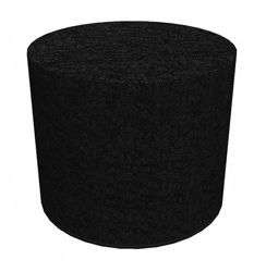 SKP BERTONI DECORATIVE POUF NOIR HD