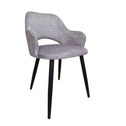 Tapicerowane krzesło STAR jasnoszare VG-14