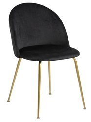 Krzesło Louise Black /Gold