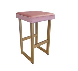 Brown upholstered FENIKS hoker material MG-09