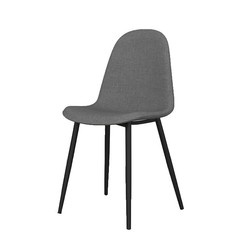 Krzesło IVO Velvet czarne