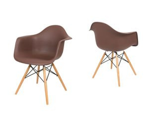 SK DESIGN KR012F BRAUN SESSEL BUCHE