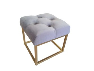 Brown upholstered FENIKS hoker material MG-09