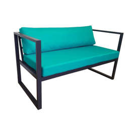 Green BACARDI sofa upholstered with eco-leather
