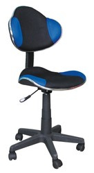 Fotel obrotowy Q-G2 czarny/niebieski