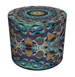 SKP BERTONI DECORATIVE POUF VINYL HD