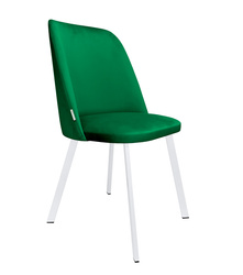 Olive gepolsterter FENIKS Stuhl, Material BL-75
