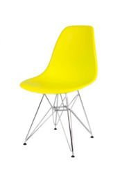 SK Design KR012 Gelb Stuhl, Chrom