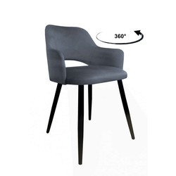 Upholstered burgundy-colored STAR chair material MG-02