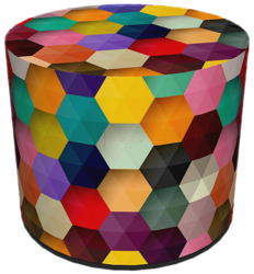 SKP BERTONI DECORATIVE POUF FACTOR HD
