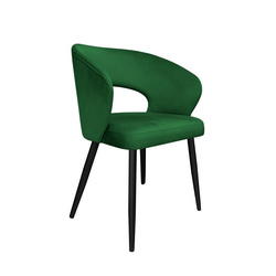 Olive upholstered FENIKS chair, material BL-75