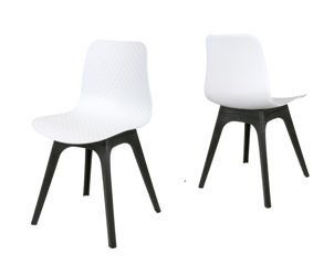 SK DESIGN KR061 WHITE POLYPROPYLENE CHAIR