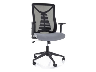 SIG Fotel Obrotowy Q-330R czarno-szary