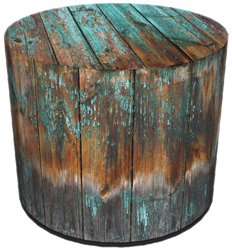 SKP BERTONI DECORATIVE POUF HAWANA HD