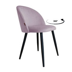 Upholstered burgundy-colored STAR chair material MG-02