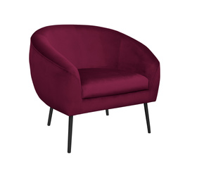 Gray upholstered STAR chair material MG-17 with golden leg