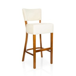 Black upholstered STAR hoker material MG-19 with golden leg