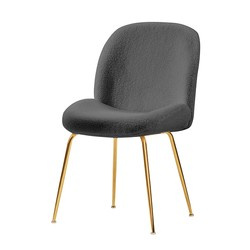 Krzesło IVO Velvet czarne