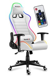 FOTEL GAMINGOWY HUZARO FORCE 6.0 RGB WHITE