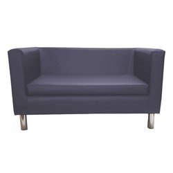 Dark gray BACARDI sofa upholstered with eco-leather