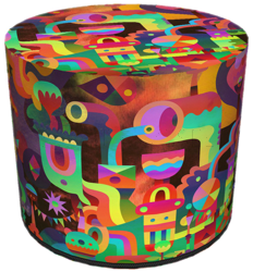 SKP BERTONI DECORATIVE POUF GAME HD