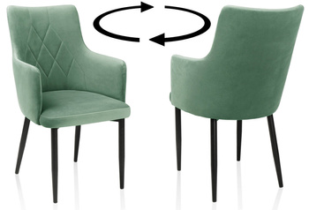 Krzesło obrotowe Mario z podłokietnikiem