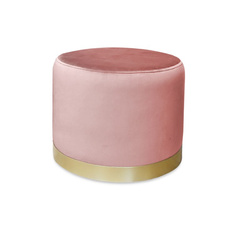 Gray upholstered STAR chair material MG-17 with golden leg