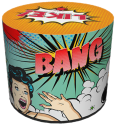 SKP BERTONI DECORATIVE POUF KOMIKS HD