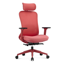 Fotel biurowy ergonomiczny ErgoRelax Red z funkcją masażu