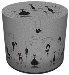 SKP BERTONI DEKORATIV PUFF CATS HD