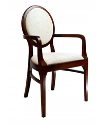 Tapicerowane krzesło OLEK z podłokietnikiem - różne kolory