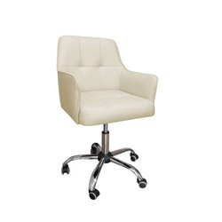 Korallen gepolsterter Drehstuhl DIUNA, Material MG-58