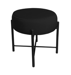 Taboret tapicerowany Ola MG19 czarny