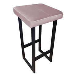 Brown upholstered FENIKS hoker material MG-09