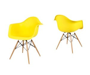SK DESIGN KR012F GELB SESSEL BUCHE