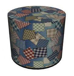 SKP BERTONI DECORATIVE POUF TEXAS HD