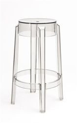 Transparent ghost stool 75cm
