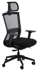 Fotel obrotowy HONSIU Czarny