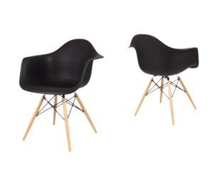 SK DESIGN KR012F SCHWARZ SESSEL BUCHE