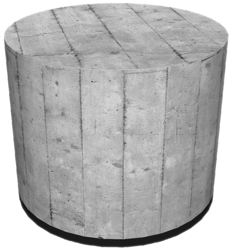 SKP BERTONI DECORATIVE POUF SOLID HD