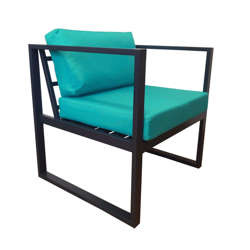 Green BACARDI sofa upholstered with eco-leather