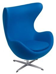 Fotel Jajo niebieski kaszmir 23 Premium