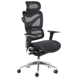 Fotel biurowy obrotowy ergonomiczny MYKONOS siedzisko siatka
