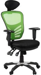 Krzesło Fotel biurowy gabinetowy obrotowy Cypr - zielony