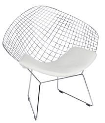 Krzesło HarryArm biała poduszka