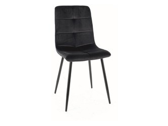 Krzesło IVO Velvet czarne