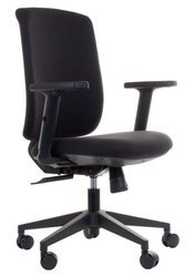 Krzesło fotel obrotowy Milos - czarny
