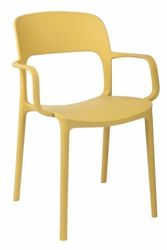 Krzesło z podłokietnikami Flexi oliwkowe