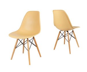 SK Design KR012 Piaskowe krzesło, Nogi buk